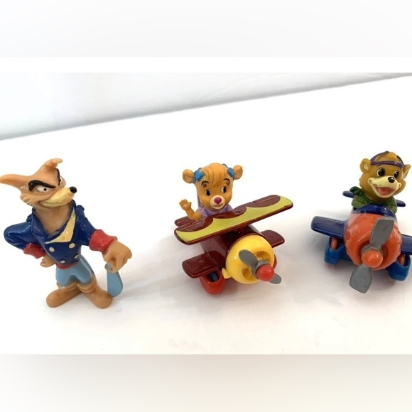 Vintage Disney Talespin Action Figures Kit Molly Don Karnage 1990 Miniature - Picture 2 of 9